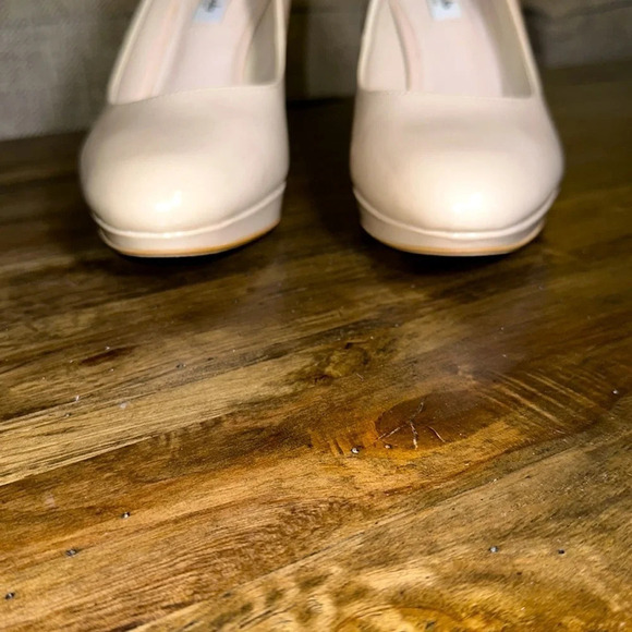 CLARKS NARRATIVE KENDRA SIENNA NUDE PATENT ROSE PALE LEATHER 9.5 WOMEN SHOE - Picture 8 of 16